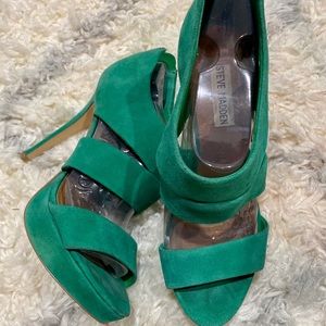 Steve Madden green heal